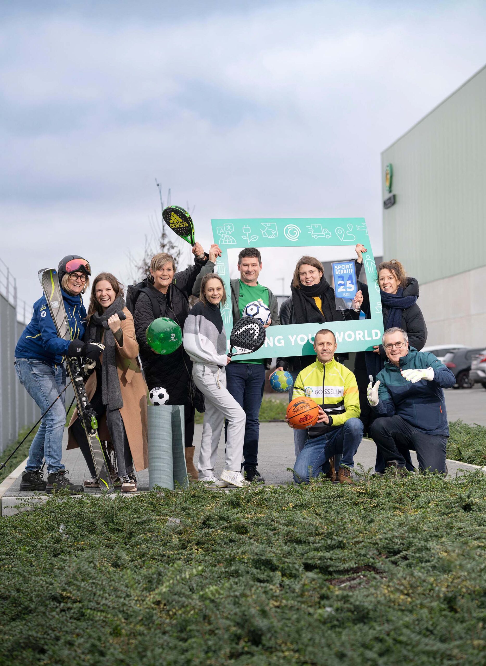 Gosselin doet aan sport